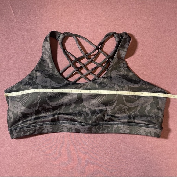 Constantly Varied Gear Dinosaur Sports Bra Black - Size XXL Butterfly Back - Picture 2 of 5